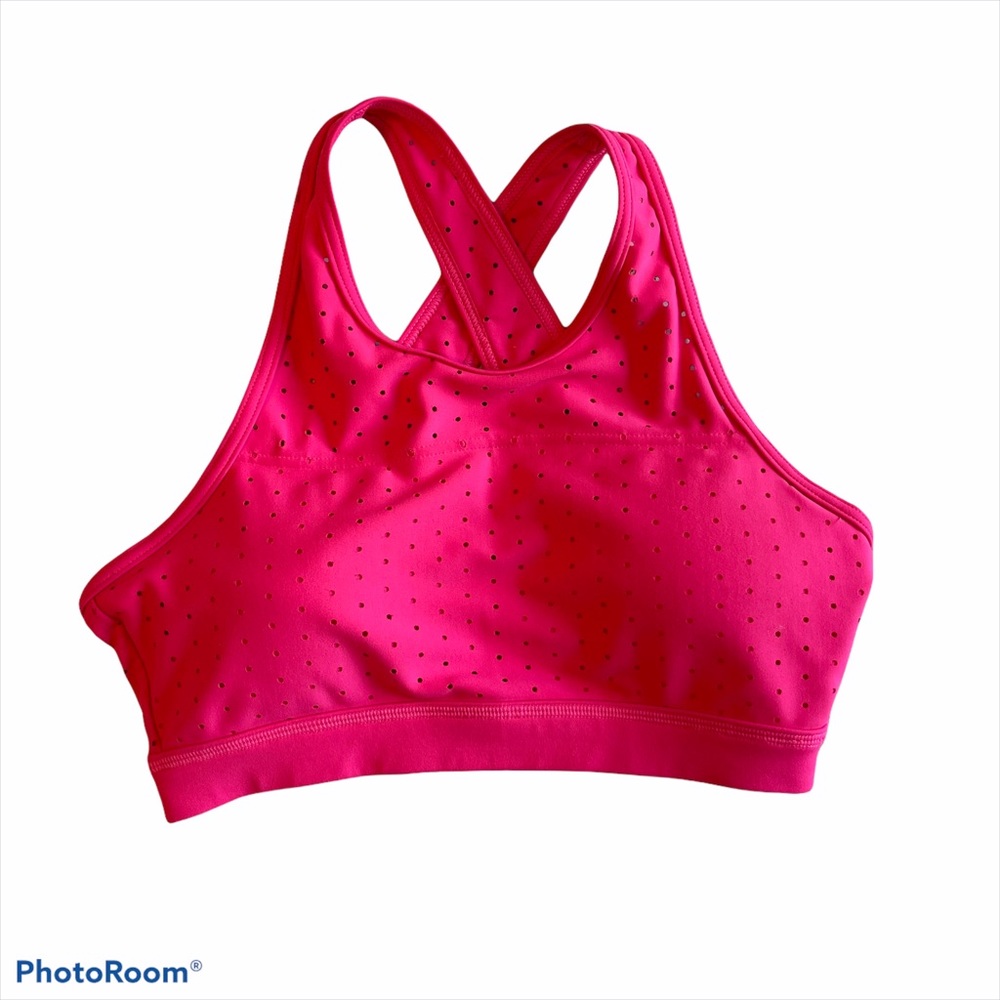 BUFFBUNNY Hot Pink Sports Bra Extra Small Padded